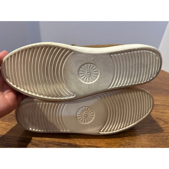 UGG Women's Zilo Suede Platform Lace-Up Fashion Sneaker – Tan – Size 8.5 - Picture 7 of 9